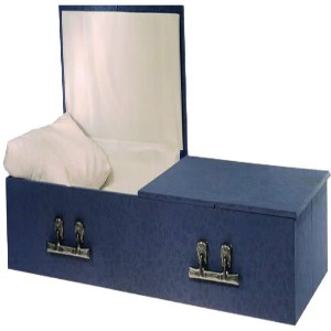 Flat Top Book Shaped Casket