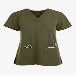 Non Stretch Scrub Top