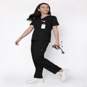 Non Stretch Mixed Scrubs Suit