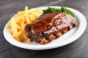 Beef Ribs and Fries