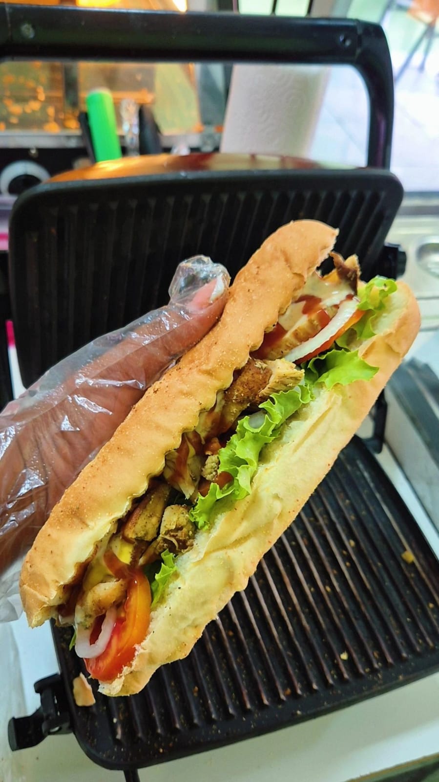 Grilled Chicken Panini
