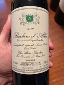 Barbera d’Alba 2019 Elio Altare