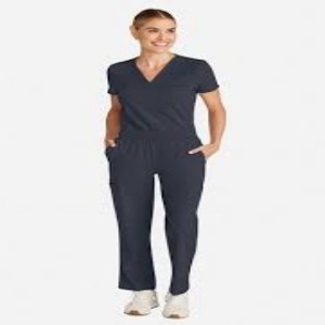 Non Stretch Mixed Scrubs Suit