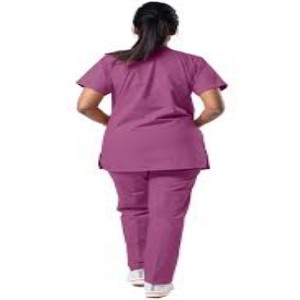 Non Stretch Mixed Scrubs Suit