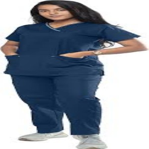 Non Stretch Mixed Scrubs Suit